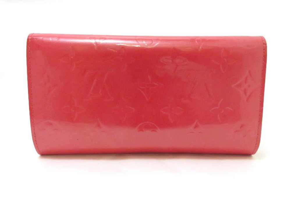 LOUIS VUITTON Portefeuille International Vernis Framboise Raspberry